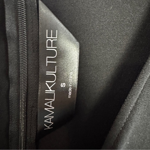 Kamali Kulture size S Black Wide Leg Minimalist Jumpsuit - Picture 5 of 7